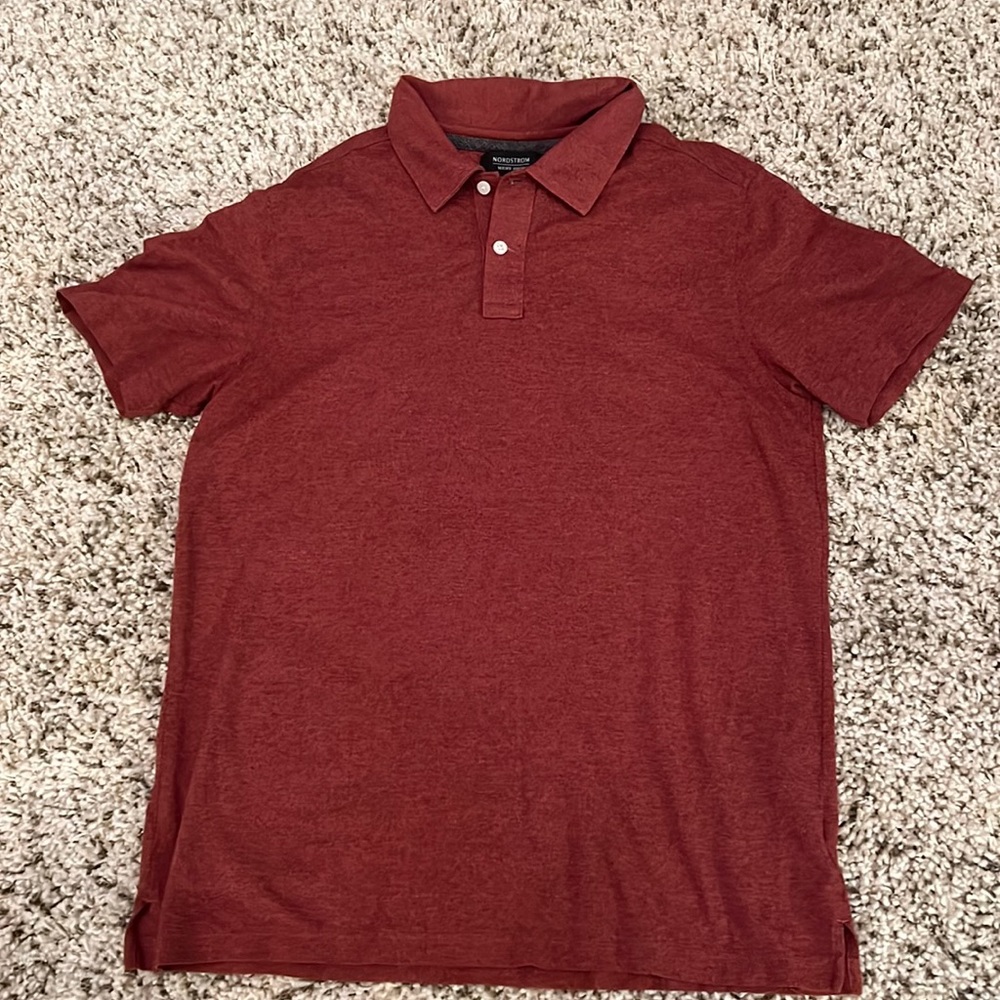 Nordstrom red medium polo - Picture 1 of 2